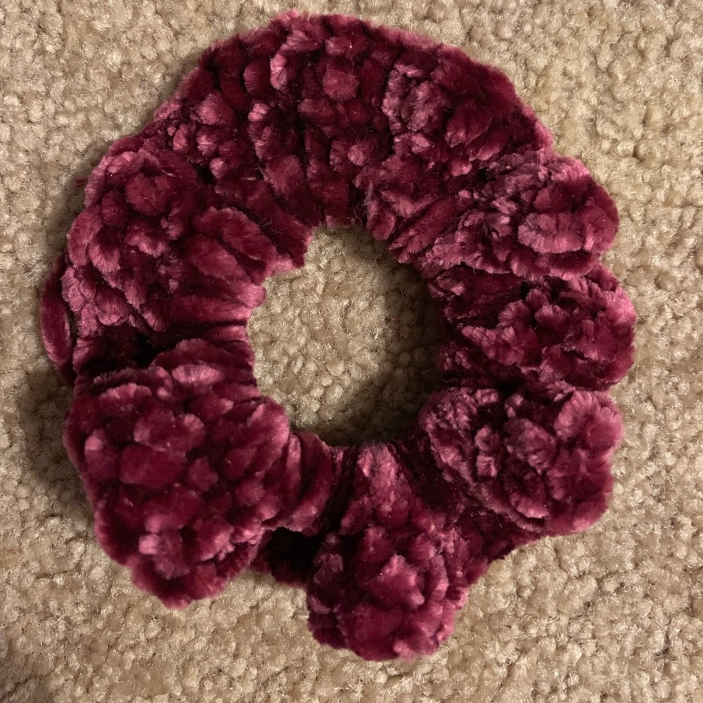 Velvet scrunchies